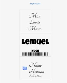 Hello Clipart Name Badge - Parallel, HD Png Download, Transparent PNG