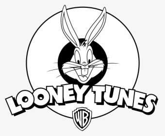 Looney Tunes Logo Black And White - Looney Tunes Logo Drawing, HD Png Download, Transparent PNG