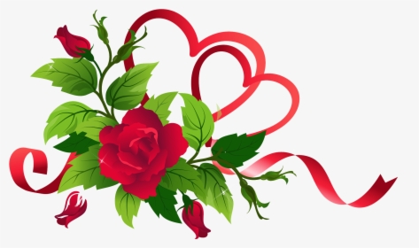 Hearts And Roses Png Clipart , Png Download - Hearts And Roses Clipart, Transparent Png, Transparent PNG