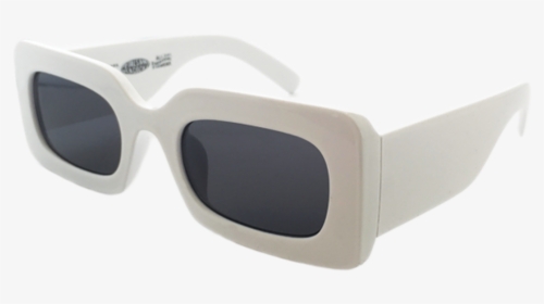 White Square Frame Sunglasses, HD Png Download, Transparent PNG