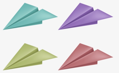 Airplane Plane Color Transprent Png - Origami, Transparent Png, Transparent PNG