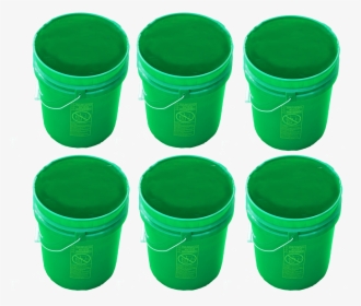 5 Gallon Plastic Buckets Green - Plastic, HD Png Download, Transparent PNG