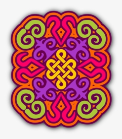 Kyrgyz, Pattern, Mandala, Colorful, Ornament - Circle, HD Png Download, Transparent PNG