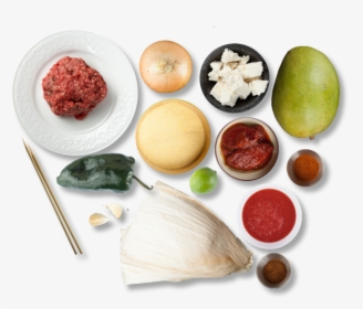 Pork Tamales With Smoked Chili Sauce And Mango - Steak Tartare, HD Png Download, Transparent PNG