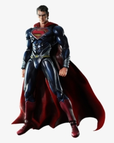 Superman 2013 Png - Superman Man Of Steel Play Arts Kai Square Enix, Transparent Png, Transparent PNG