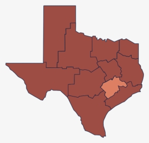 Texas Bluebonnet Country - Texas Map, HD Png Download, Transparent PNG