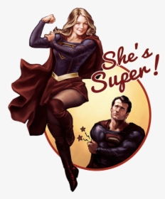 Superman And Supergirl Png, Transparent Png, Transparent PNG