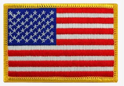 American Flag Patch Gold - American Flag Patch, HD Png Download, Transparent PNG