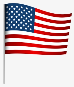 Waving American Flag Clip Art Png-, Transparent Png, Transparent PNG
