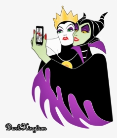 Maleficent Evil Queen Ursula Cruella De Vil - Evil Queen And Maleficent, HD Png Download, Transparent PNG