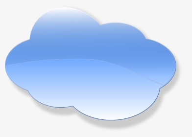 Blue Think Cloud, HD Png Download, Transparent PNG