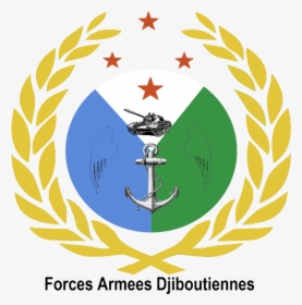Emblem Of The Djiboutian Armed Force - Djibouti Armed Forces Logo, HD Png Download, Transparent PNG