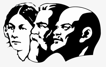 Lenin Drawing Silhouette - Marx Lenin Engels, HD Png Download, Transparent PNG