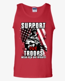 Red Shirt Friday - Support Troops Red Shirt Fridays, HD Png Download, Transparent PNG