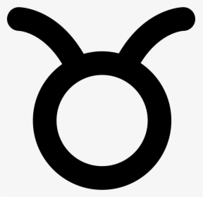 Taurus Astrological Sign Symbol - Sternzeichen Symbole Stier, HD Png Download, Transparent PNG