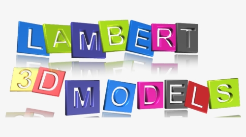 3d Models By Lambert Designer - Graphic Design, HD Png Download, Transparent PNG