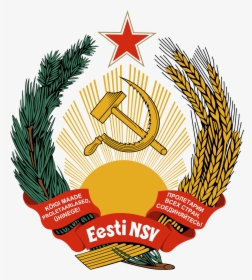 Soviet Union Logo Png Image Background - Estonian Soviet Socialist Republic, Transparent Png, Transparent PNG