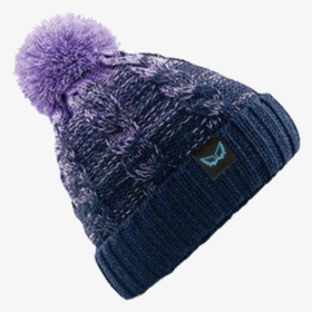 Angel Wings Purple Fade Bobble Hat, HD Png Download, Transparent PNG