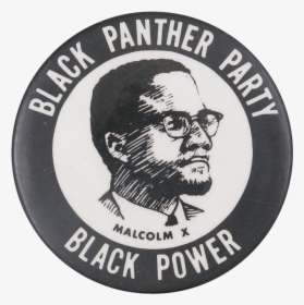 Ca Black Panther Party Malcolm X Button Busy Beaver, HD Png Download, Transparent PNG