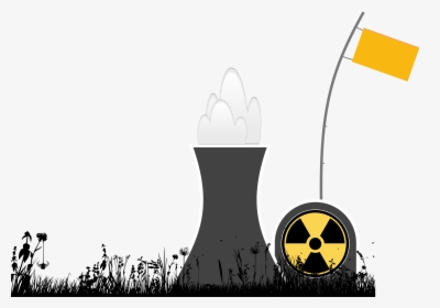 Nuclear Power Plant With Grass Silhouette Clip Arts, HD Png Download, Transparent PNG
