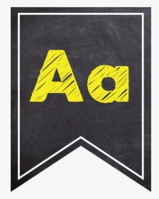 Chalkboard Letters Numbers Banner Neon, HD Png Download, Transparent PNG