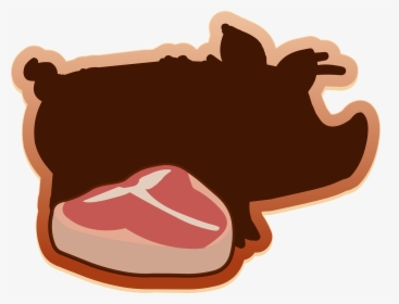 Cartoon Meat Png, Transparent Png, Transparent PNG