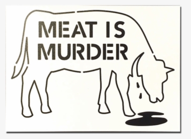 Meat Is Murder Stencil, HD Png Download, Transparent PNG