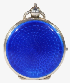 Antique Blue Enamel Compact Locket Pendant, HD Png Download, Transparent PNG
