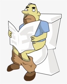 Toilet Cartoon Png, Transparent Png, Transparent PNG