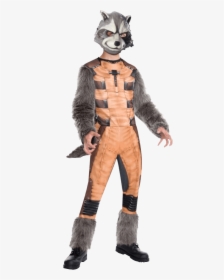 Kids Deluxe Rocket Raccoon Costume, HD Png Download, Transparent PNG