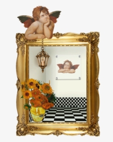 #frame #vase #angel #ircfineartfridayr - Fairy, HD Png Download, Transparent PNG