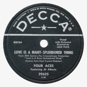 Love Is A Many Splendored Thing By Four Aces Featuring - Rockin Through The Rye Bill Haley, HD Png Download, Transparent PNG