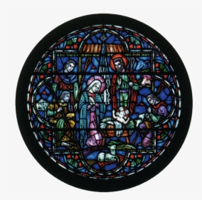 Nativitywindow - Stained Glass, HD Png Download, Transparent PNG