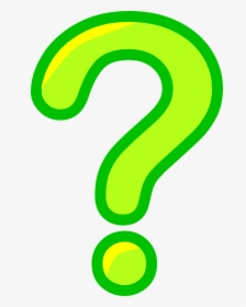 Green Question Mark Clip Art, HD Png Download, Transparent PNG