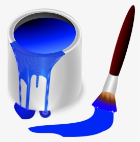 Blue Paint Bucket Clipart, HD Png Download, Transparent PNG
