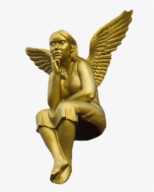 This Alt Value Should Not Be Empty If You Assign Primary - Gold Christmas Angel, HD Png Download, Transparent PNG
