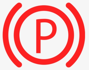 Hand Brake / Parking Break Symbol In Red - Dashboard Icons Ford Brake, HD Png Download, Transparent PNG