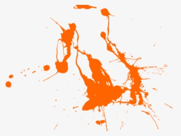 Color Effects Clipart Splash Effect - Orange Color Splash Transparent, HD Png Download, Transparent PNG