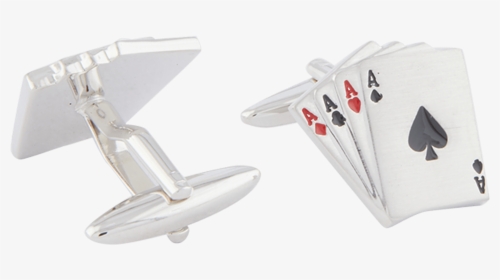 Four Aces Cufflinks - Poker, HD Png Download, Transparent PNG