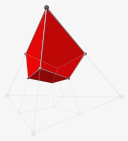 Tesseract Tetrahedron Shadow With Alternating Vertex - Triangle, HD Png Download, Transparent PNG