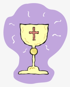 Vector Illustration Of Christian Religious Faith Communion - Cross, HD Png Download, Transparent PNG