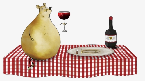 Mouse With Cheese And Wine Example Image - Placemat, HD Png Download, Transparent PNG