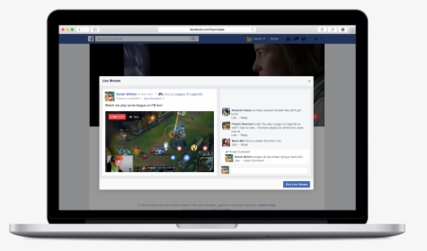 Facebook Live Share Screen, HD Png Download, Transparent PNG