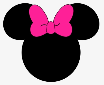 Printable Minnie Mouse Head Silhouette, HD Png Download, Transparent PNG