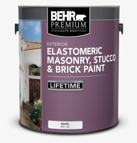 Can Of Behr Elastomeric Masonry, Stucco & Brick Paint - Box, HD Png Download, Transparent PNG