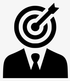Transparent Target Clipart Black And White - Target Icon Png, Png Download, Transparent PNG