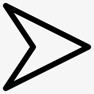 Triangle,area,symbol - White Arrow Right Png, Transparent Png, Transparent PNG