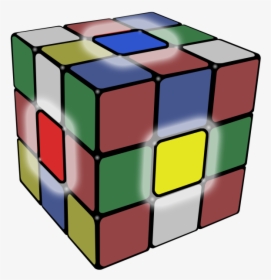 Transparent Cube Png - Corner Piece Rubiks Cube, Png Download, Transparent PNG