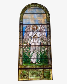 Spring Angel Stained Glass, HD Png Download, Transparent PNG