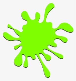 Green Paint Splash Clipart, HD Png Download, Transparent PNG